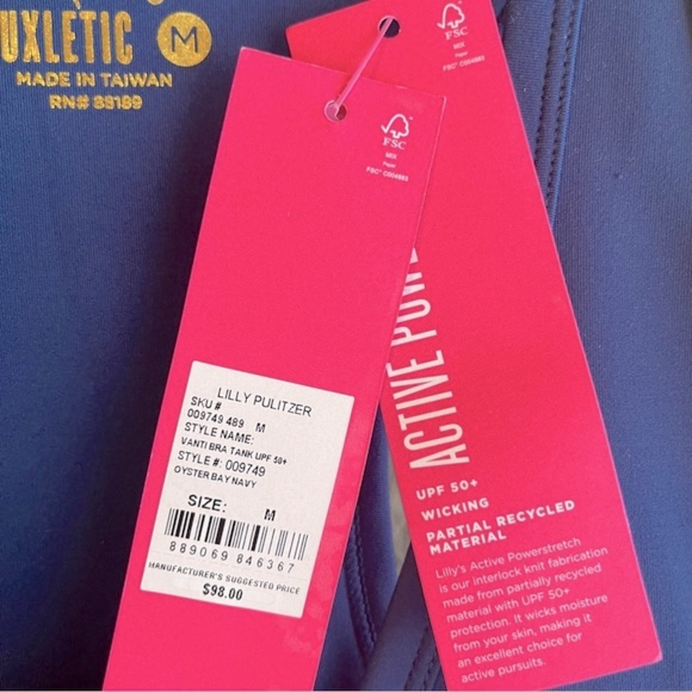Lilly Pulitzer | UPF 50+ Vanti Bra Tank Top (M) - Picture 9 of 11